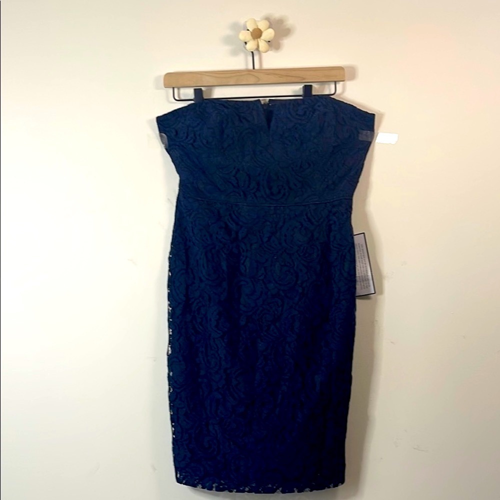 J. Crew Blue Sheath Cocktail Dress